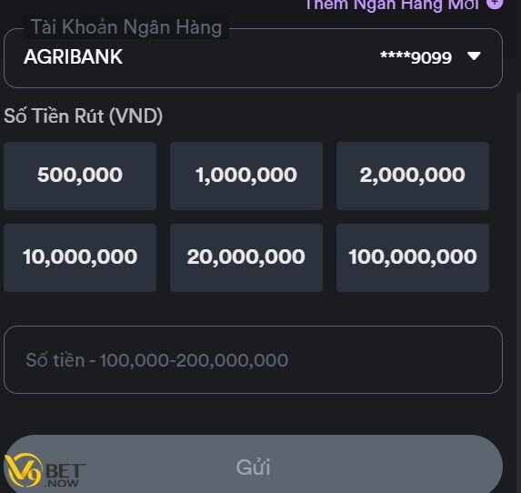 Anh em điền thông tin để rút tiền V9bet 