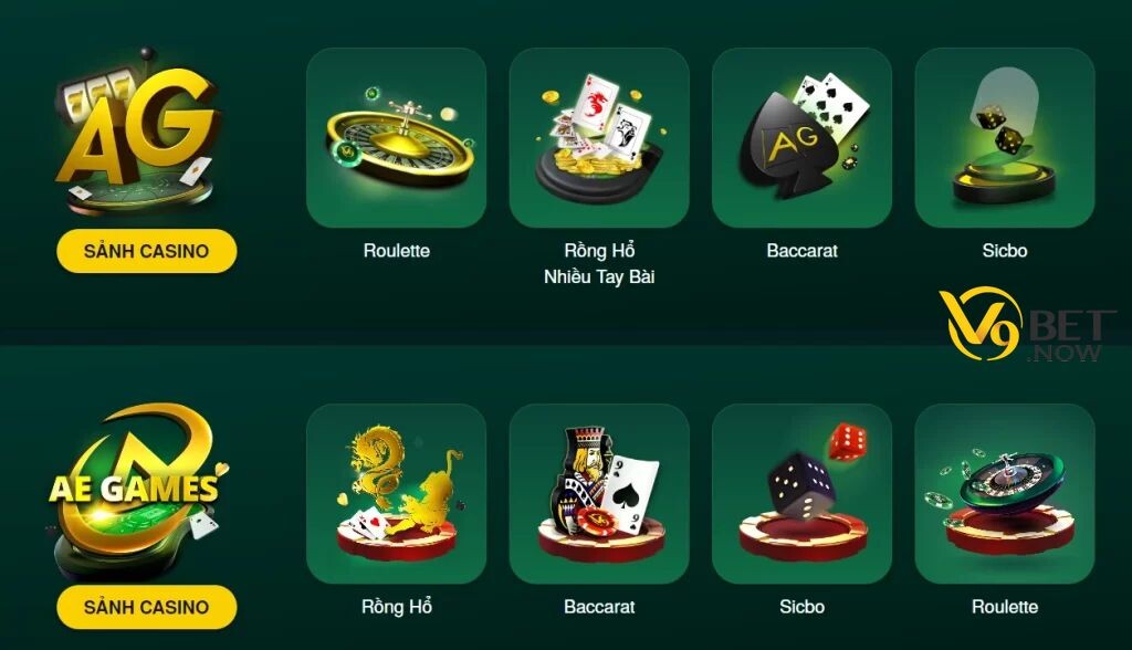 Ưu điểm nổi trội nhất của Live Casino V9bet